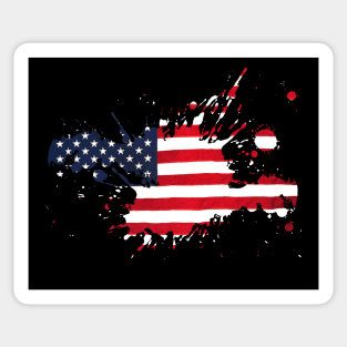 American Flag Sticker